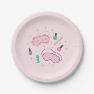 Plato De Papel Placas de papel para las máscaras de sueño dulce