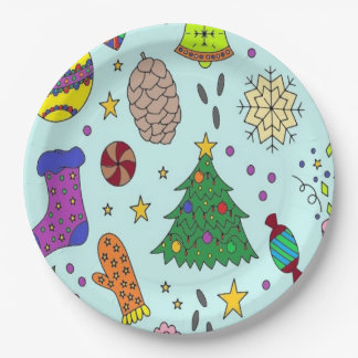 Plato De Papel Placas de papel para navidades