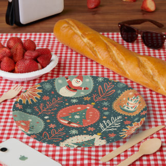 Plato De Papel Placas de papel para navidades