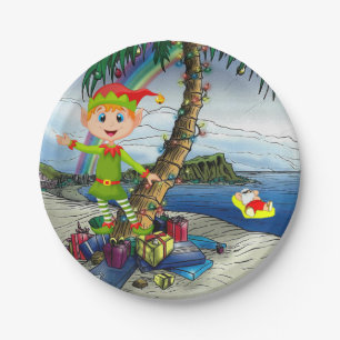 Plato De Papel Placas de papel para navidades, elf