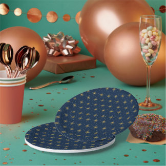 Plato De Papel Placas de papel para Navidades festivos | Pestaña