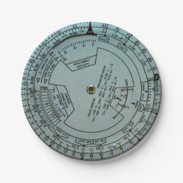 Plato De Papel Placas de papel para ordenadores de navegación aér