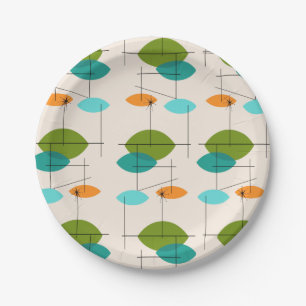 Plato De Papel Placas de papel para patrones móviles atómicos r