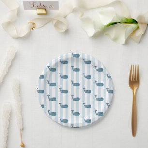 Plato De Papel Placas de papel para tiras náuticas de ballena