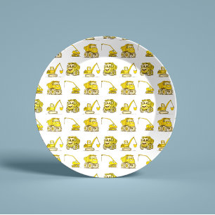 Plato De Papel Placas de papel para vehículos divertidos de const