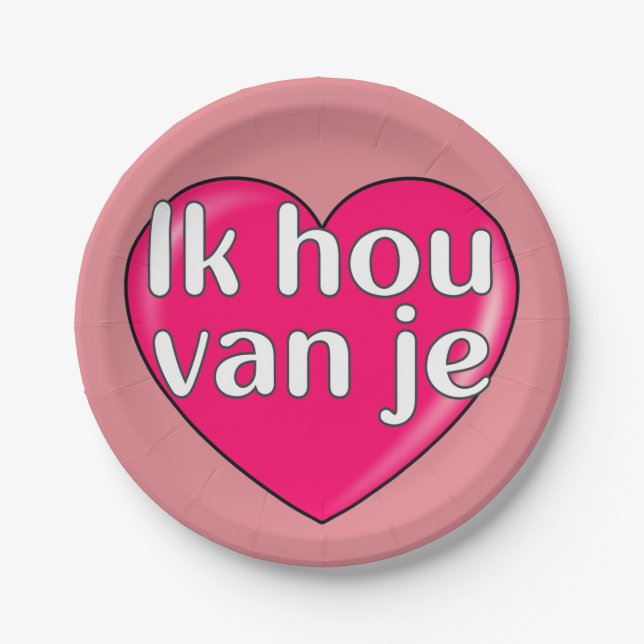 Plato De Papel Placas de papel personalizado (Anverso)