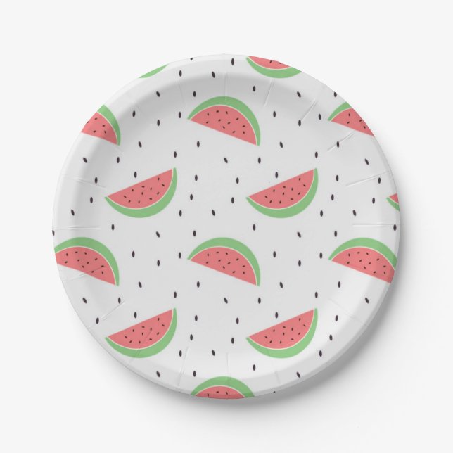 Plato De Papel Placas de papel Personalizado de 7" (Anverso)