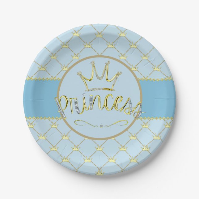 Plato De Papel Placas de papel Princess (Anverso)