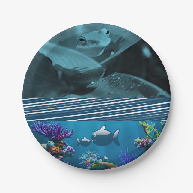 Plato De Papel Placas de papel Rana (Anverso)