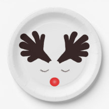 Placas de papel Rudolph