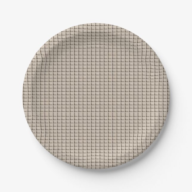 Plato De Papel Placas de papel Sepia (Anverso)