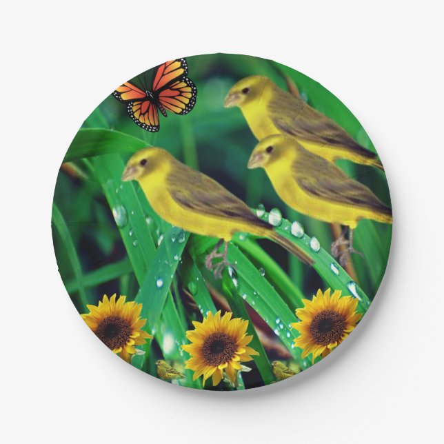 Plato De Papel Placas de papel Sombras (Anverso)