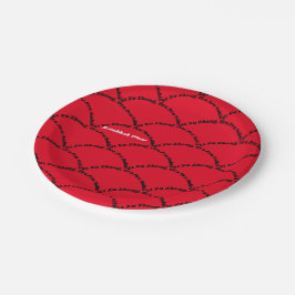 Plato De Papel Placas de papel St Xu Zheng