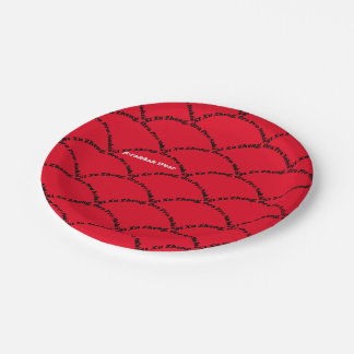 Plato De Papel Placas de papel St Xu Zheng