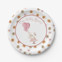 Plato De Papel Placas de papel toscas de cumpleaños número uno, p