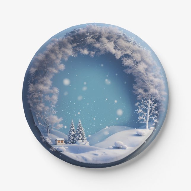 Plato De Papel "Placas de papel: una alternativa sostenible para  (Anverso)