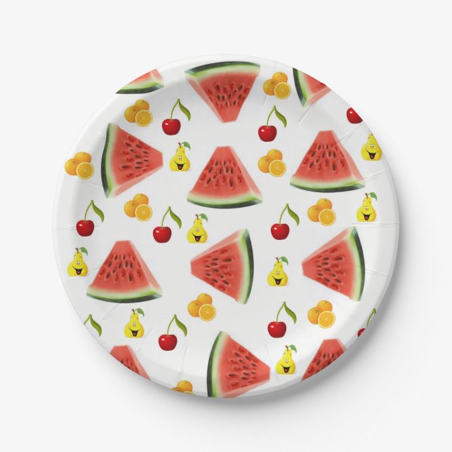 Plato De Papel Placas de papel Watermon (Anverso)
