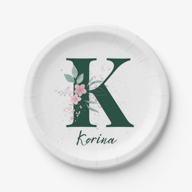 Plato De Papel Placas de papel y Fiesta (Anverso)