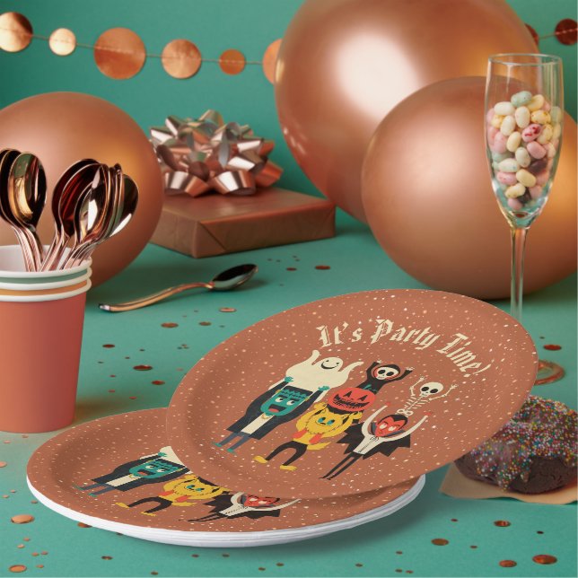 Plato De Papel Placas de papel y Fiesta (Multi)