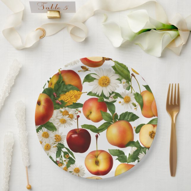 Plato De Papel Placas de papel y Fiesta (Boda)