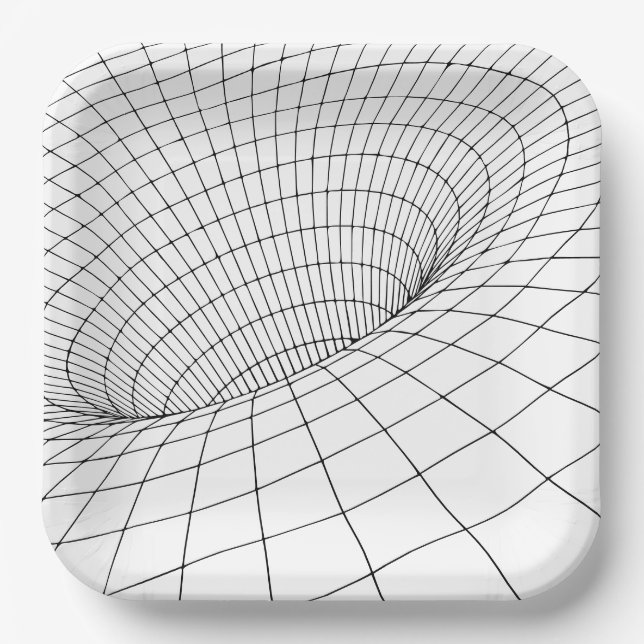 Plato De Papel Placas de taladro 3D (Anverso)