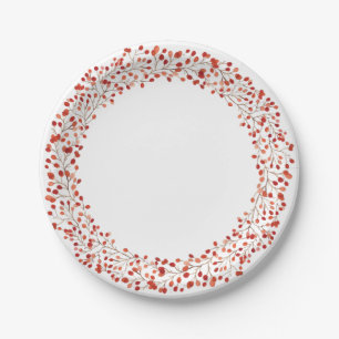 Plato De Papel Placas de temporada del Día de Acción de Gracias