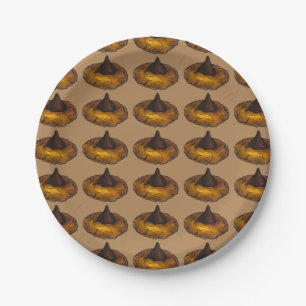 Plato De Papel Placas de venta de chocolate con mantequilla de ca