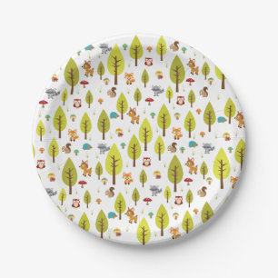 Plato De Papel Placas del arbolado