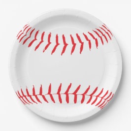 Plato De Papel Placas del béisbol