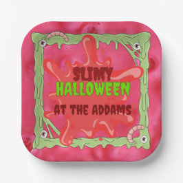 Plato De Papel Placas delgadas de Halloween