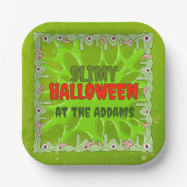 Plato De Papel Placas delgadas de Halloween