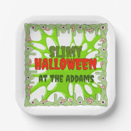 Plato De Papel Placas delgadas de Halloween