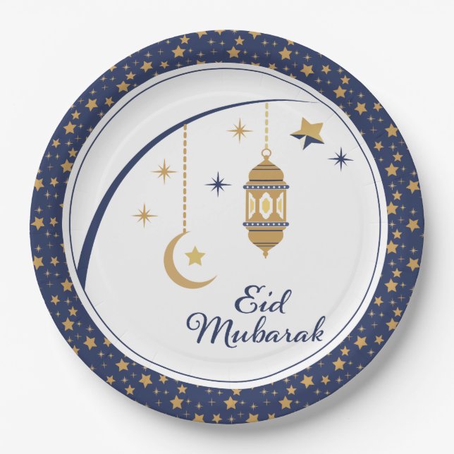 Plato De Papel Placas Eid (Anverso)