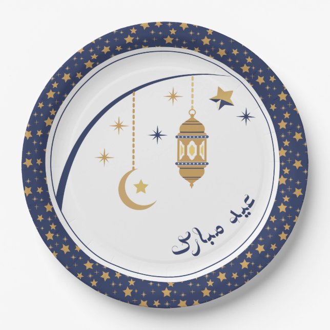Plato De Papel Placas Eid (Anverso)