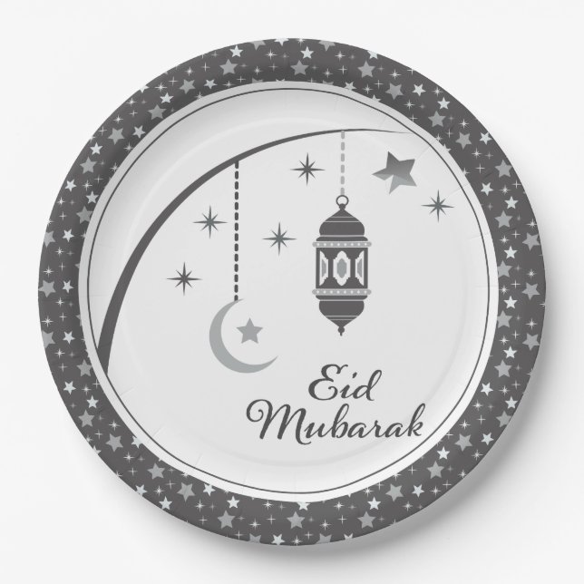 Plato De Papel Placas Eid (Anverso)