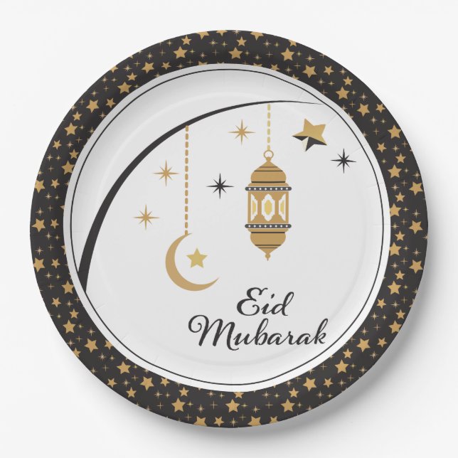 Plato De Papel Placas Eid (Anverso)