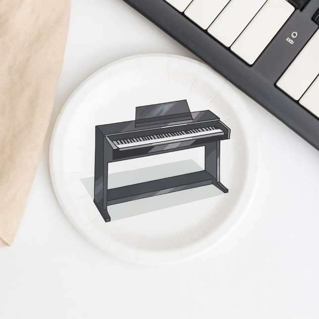 Plato De Papel Placas eléctricas de papel de piano (Subido por el creador)