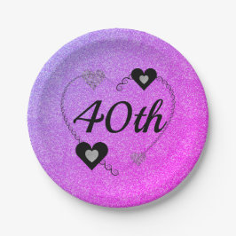 Plato De Papel placas especiales de fiesta de bonito 40