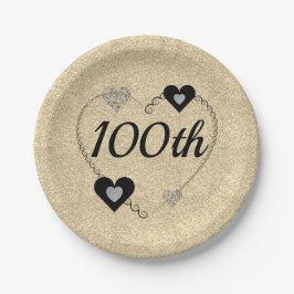 Plato De Papel placas especiales para fiestas de bonito 100