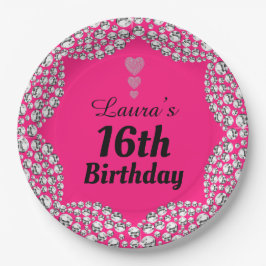 Plato De Papel Placas especiales para fiestas de edad 16 o edició