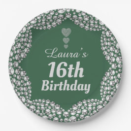 Plato De Papel Placas especiales para fiestas de edad 16 o edició