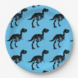 Plato De Papel Placas especiales únicas de fiesta de esqueletos d