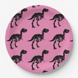 Plato De Papel Placas especiales únicas de fiesta de esqueletos d