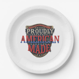 Plato De Papel Placas fabricadas en EE. UU.: Papel sostenible y d
