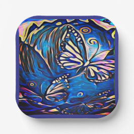 Plato De Papel Placas fiesta