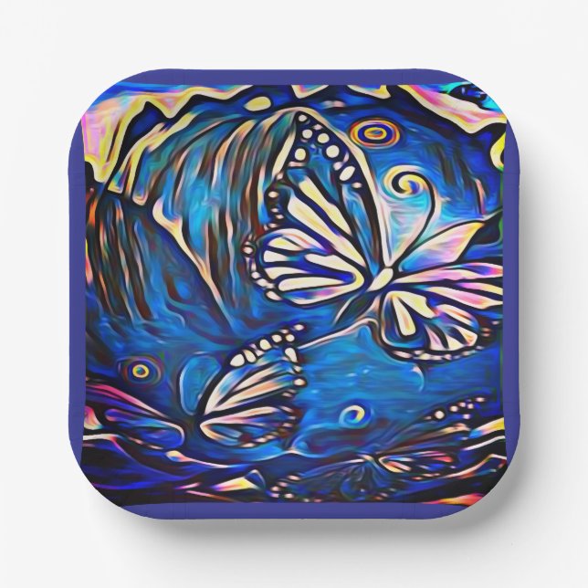 Plato De Papel Placas fiesta (Anverso)