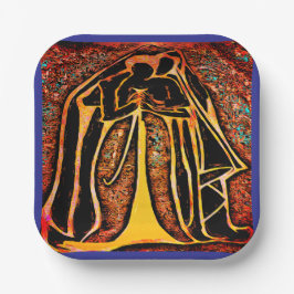 Plato De Papel Placas fiesta