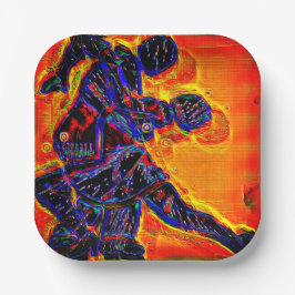 Plato De Papel Placas fiesta