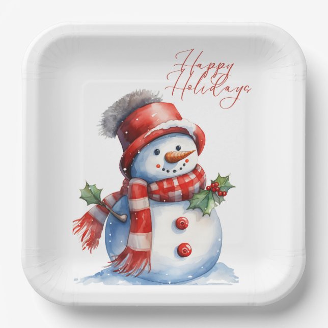 Plato De Papel Placas fiesta (Anverso)