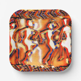 Plato De Papel Placas fiesta